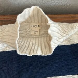 Crewcuts Navy and Cream Knit Sweater